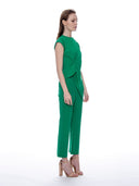 Sleeveless Pinched Front Sharp Asymmetrical Top TOP Gracia Fashion 