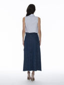 Sleeveless Rupple Front Top TOP Gracia Fashion 