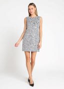 Sleeveless Sequin Embellished Dress DRESS Gracia Fashion 