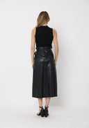 Sleeveless Tie Detail Front Midi-Dress DRESS Gracia Fashion 