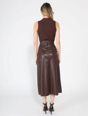 Sleeveless Tie Detail Front Midi-Dress DRESS Gracia Fashion 