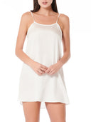 Slip Tank Dress DRESS Gracia Fashion WHITE S 