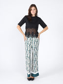 Solid bottom lace tshirt TOP Gracia Fashion 