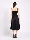 Spaghetti Strap Bow Detailed Midi Dress DRESS Gracia Fashion 