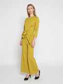 Spangle Detail on The Waist Pants SET Gracia Fashion 