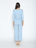 Spangle Detail on The Waist Pants SET Gracia Fashion 