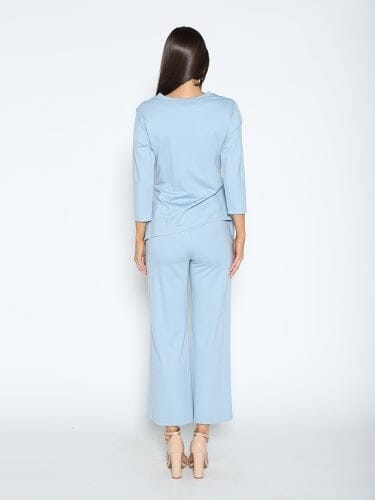 Spangle Detail on The Waist Pants SET Gracia Fashion 