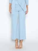Spangle Detail on The Waist Pants SET Gracia Fashion BLUE S 