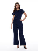 Spanx Wide Leg Pants With Elastic Back SET Gracia Fashion 