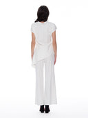 Spanx Wide Leg Pants With Elastic Back SET Gracia Fashion 