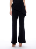 Spanx Wide Leg Pants With Elastic Back SET Gracia Fashion BLACK S 