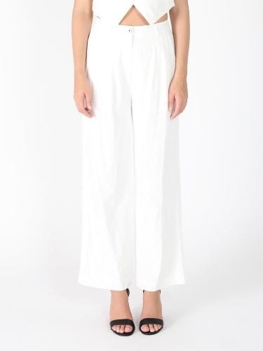 Straight fit casual pants SET Gracia Fashion WHITE S 