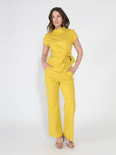 Straight leg casual pants PANTS Gracia Fashion 