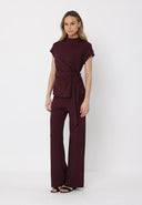 Straight Leg Casual Pants PANTS Gracia Fashion 