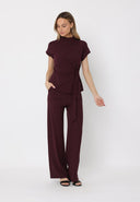 Straight Leg Casual Pants PANTS Gracia Fashion 