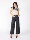 Straight Leg Quilted Puffer Pants PANTS Gracia Fashion 