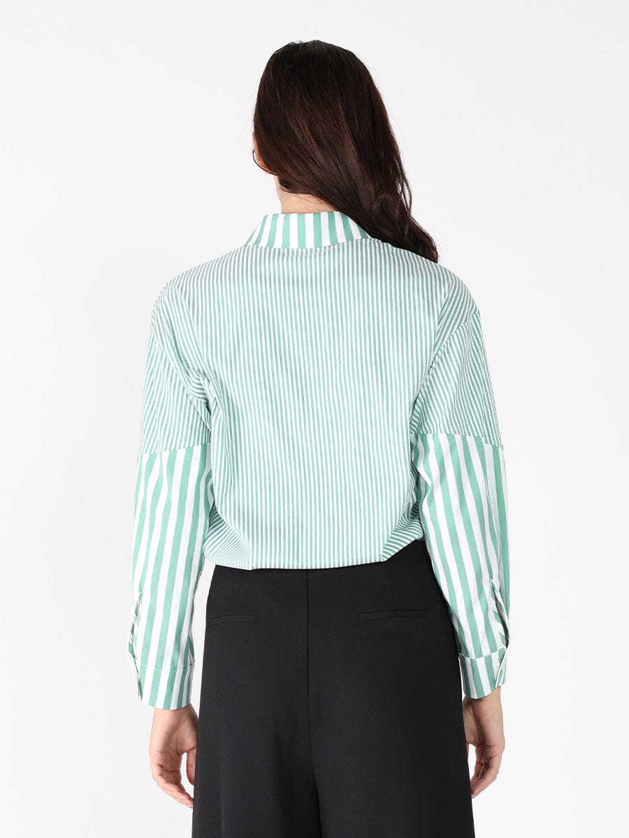 Stripped floral shirt TOP Gracia Fashion 