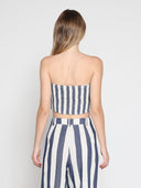 Stripped Tube Top TOP Gracia Fashion 