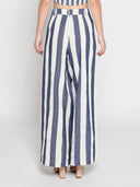 Stripped wide leg pant PANTS Gracia Fashion 
