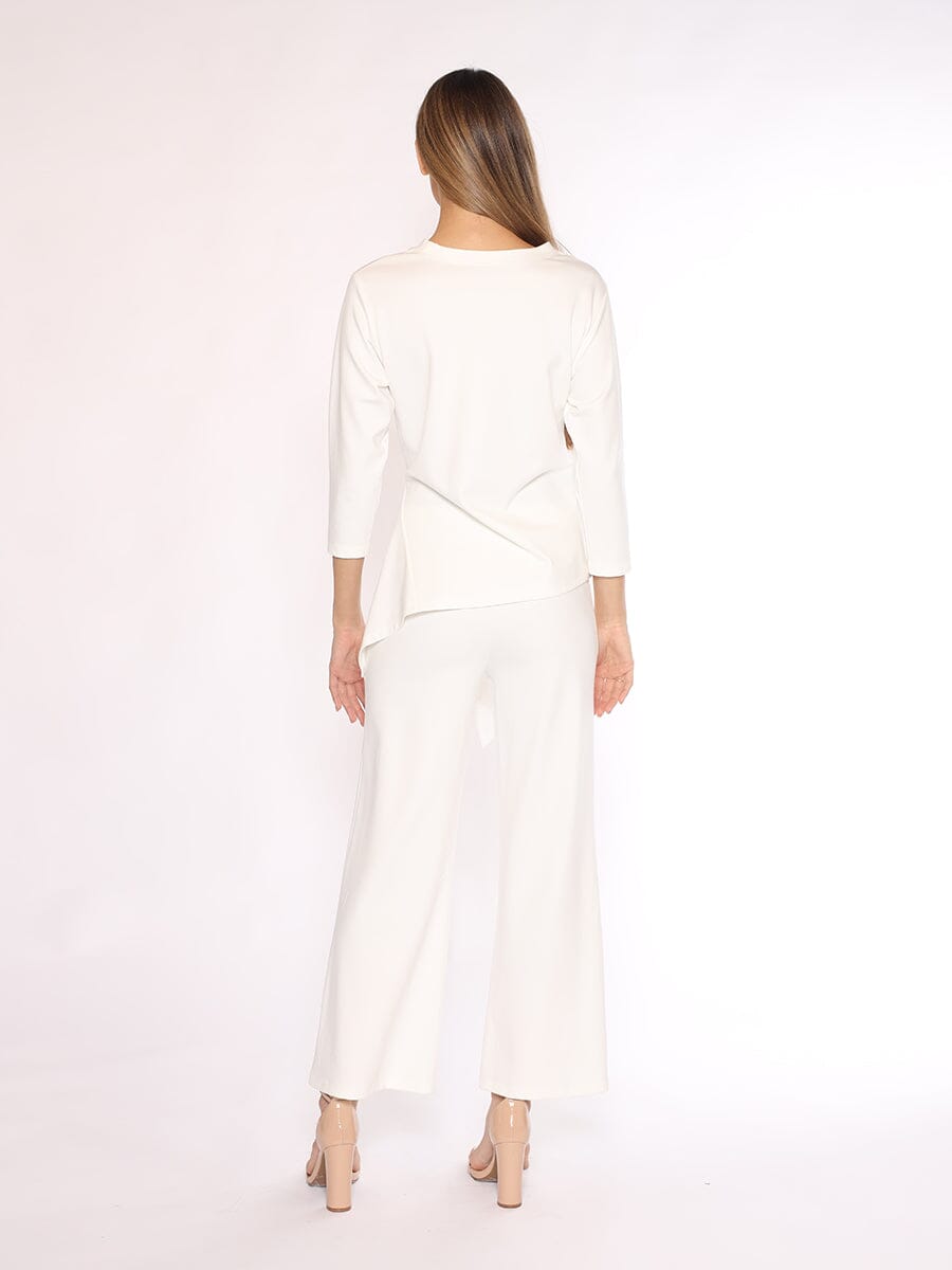 Thick Long Sleeve Shirt with Waist Tie SET Gracia Fashion 