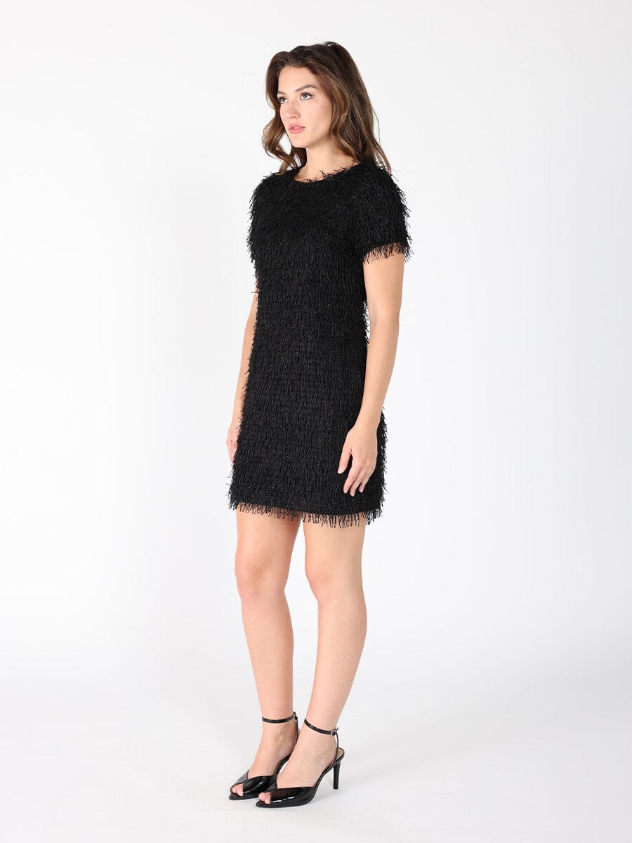 Tinsel Fringe Style mini dress DRESS Gracia Fashion 