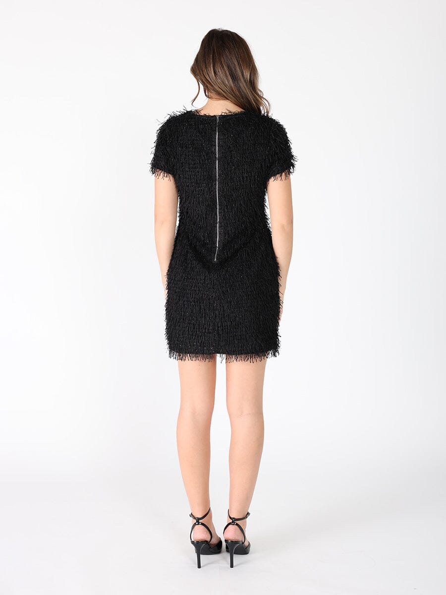 Tinsel Fringe Style mini dress DRESS Gracia Fashion 