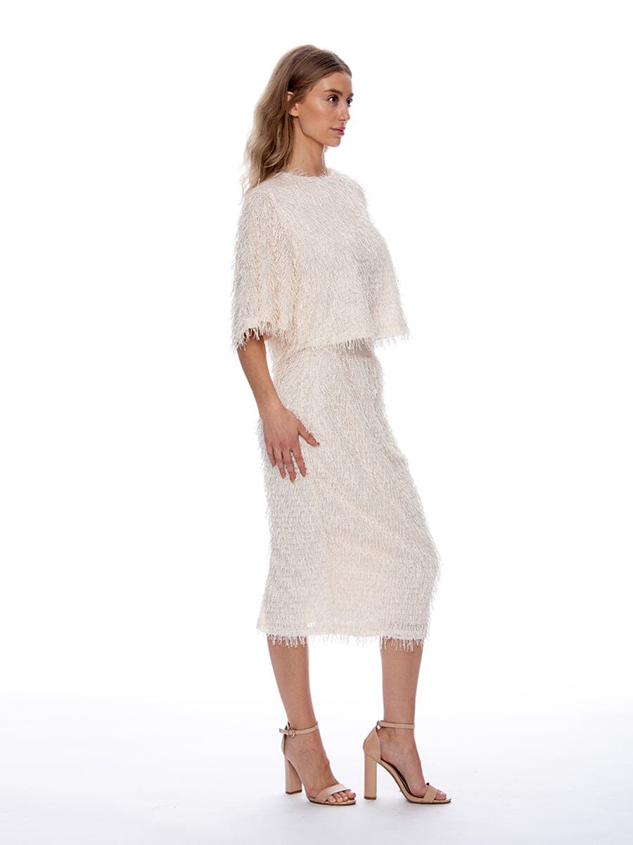 Tinsel Style Pencil Skirt SKIRT Gracia Fashion 