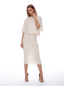 Tinsel Style Pencil Skirt SKIRT Gracia Fashion 