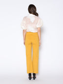 Waist Band Stretched Fitted Pants PANTS Gracia Fashion 