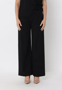 Wide Leg Casaul Pants PANTS Gracia Fashion BLACK S 