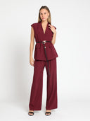 Wide Leg Casual Pants PANTS Gracia Fashion 