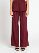 Wide Leg Casual Pants PANTS Gracia Fashion 