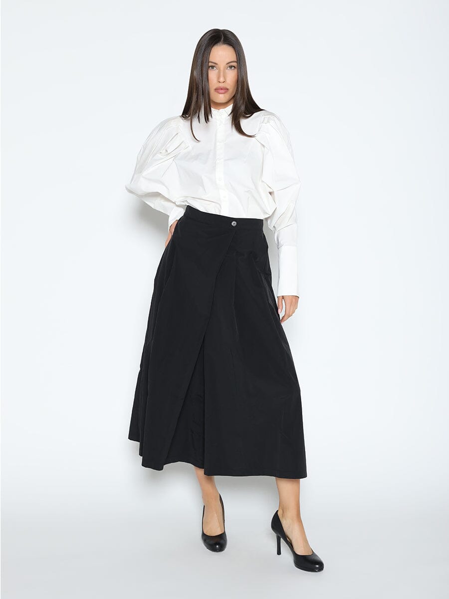 Wide Leg Culottes Pants PANTS Gracia Fashion 