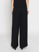 Wide Leg Half Button Open Casual Pants PANTS Gracia Fashion 
