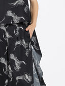 Wide Leg Prinetd Viscose Pants PANTS Gracia Fashion 