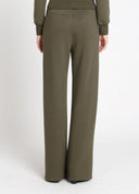 Wide Leg Scuba Pants PANTS Gracia Fashion 