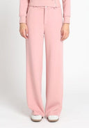 Wide Leg Scuba Pants PANTS Gracia Fashion PINK S 