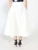 Wide Width Skirt with Back Zipper SKIRT Gracia Fashion 