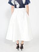 Wide Width Skirt with Back Zipper SKIRT Gracia Fashion 