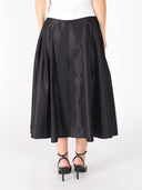 Wide width skirt with back zipper SKIRT Gracia Fashion 