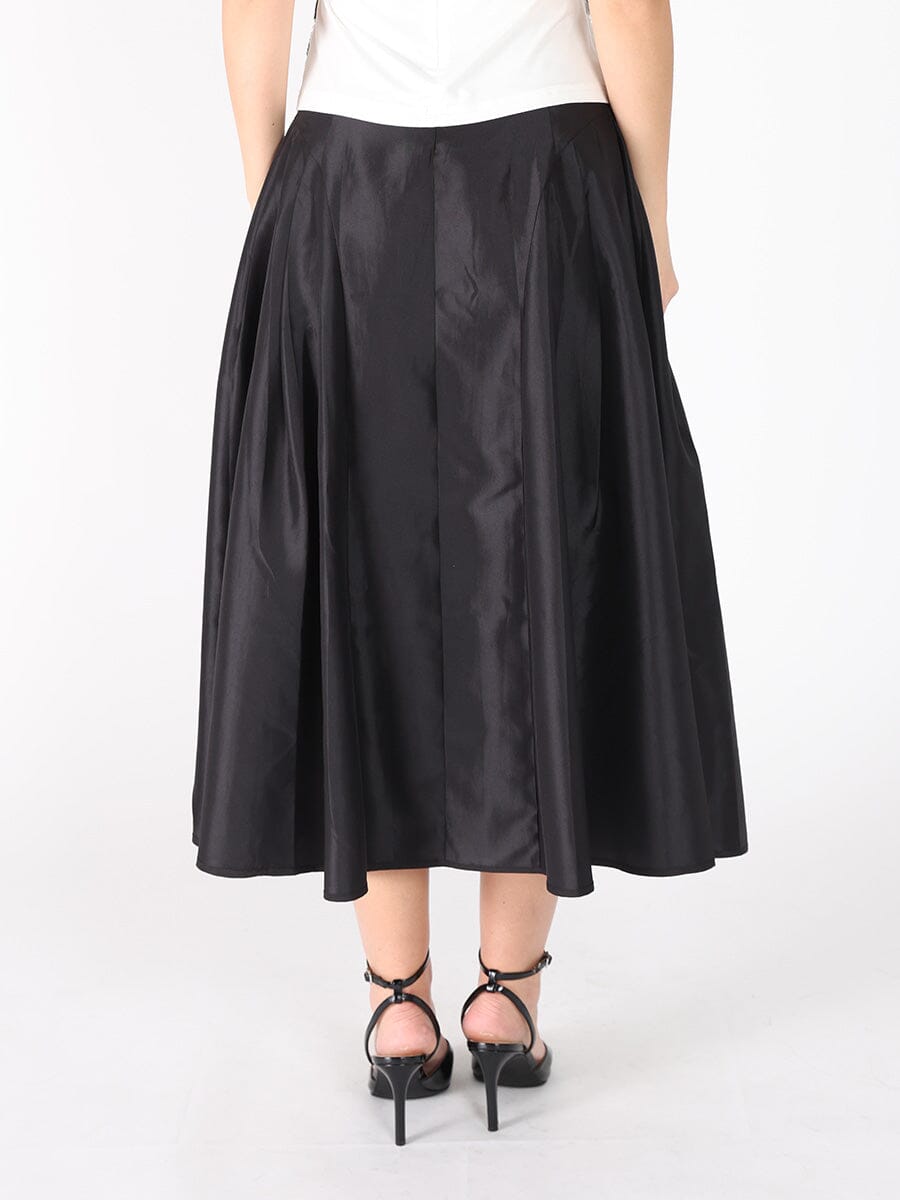 Wide width skirt with back zipper SKIRT Gracia Fashion 