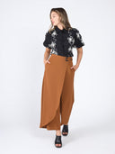 Women's Wrap Wide Leg Pants PANTS Gracia Fashion 