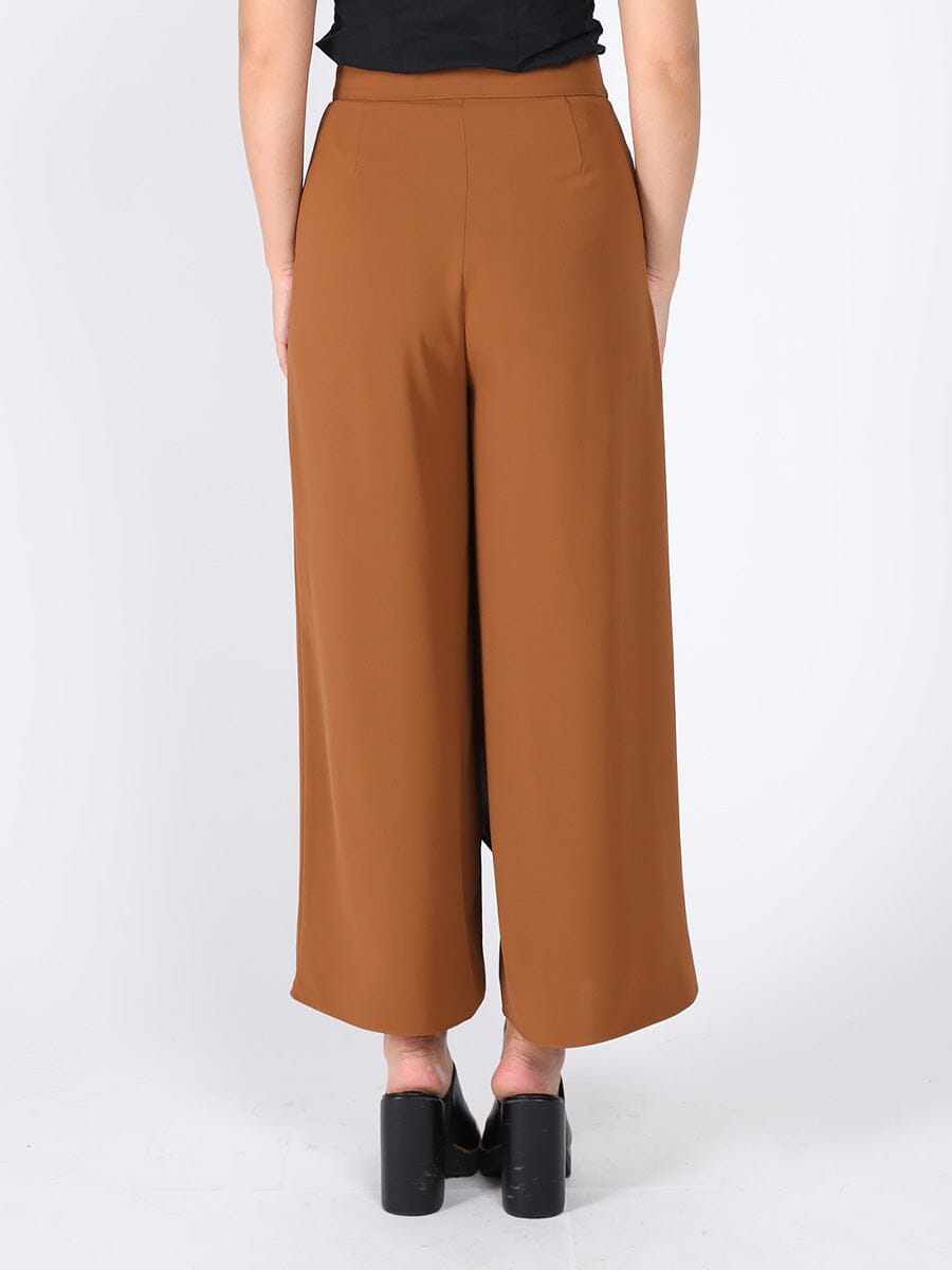 Women&#39;s Wrap Wide Leg Pants PANTS Gracia Fashion 