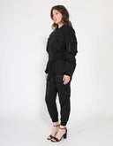 Zip-Up Cargo Bomber Jacket JACKET Gracia Fashion 