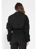 Zip-Up Cargo Bomber Jacket JACKET Gracia Fashion 