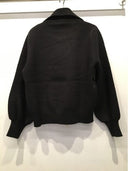 Zip up long sleeve collared jacket with pockets JACKET Gracia Fashion 